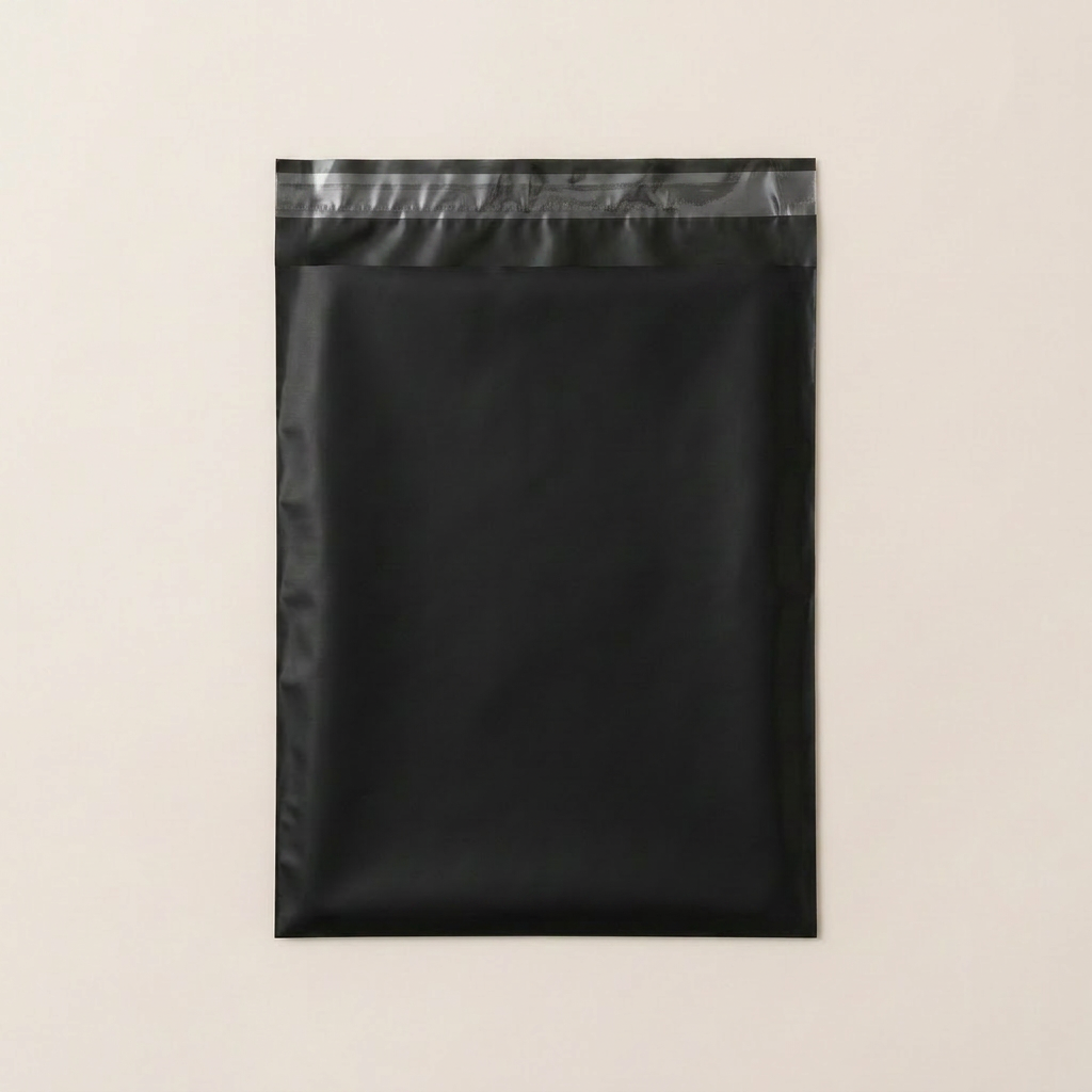 Bolsas E-commerce negro 30 x 40 + 5 C/adhesivo seguridad - x 100 unid.